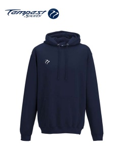 Tempest Lightweight Oxford Navy Hooded Sweatshirt